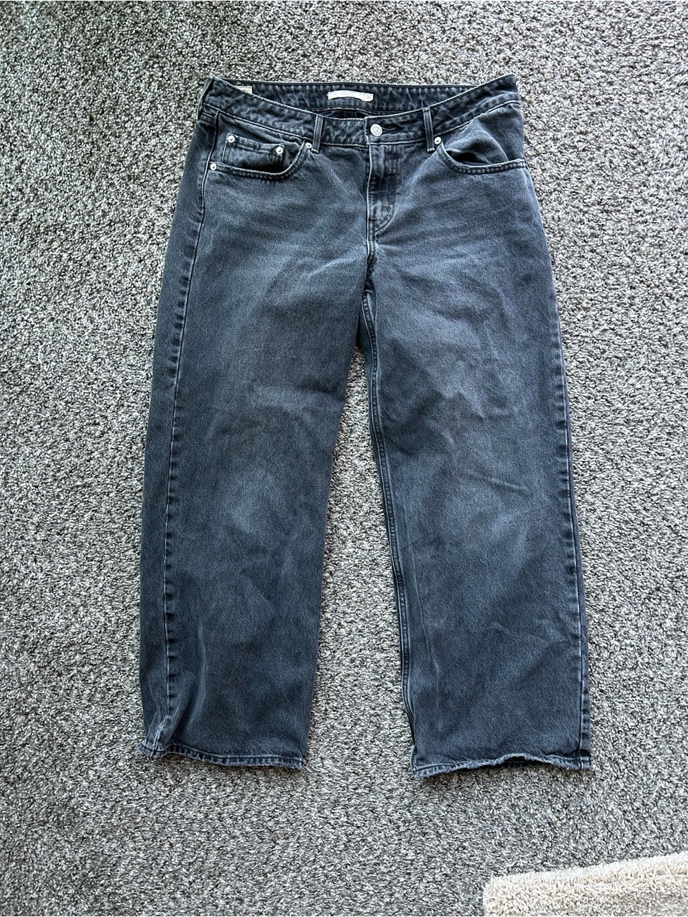 Levi’s black low loose jeans